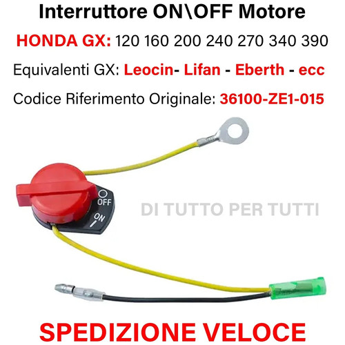 Interruttore motore honda - interruttore,