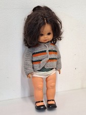 Bambola vintage anni ’60-’70 45 cm Made in Italy con occhi mobili