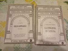 Tacito Gli Annali LIBRO I + La Congiura Di Catilina Sallustio Collana Sormani