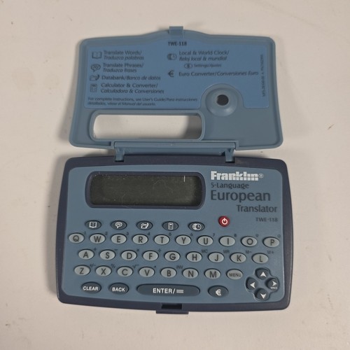 Franklin twe 118 - franklin, traduttore