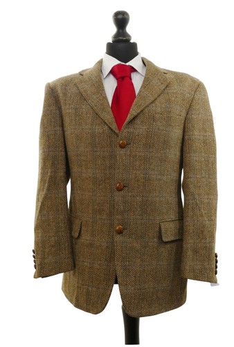 Giacca harris tweed beige - giacca,