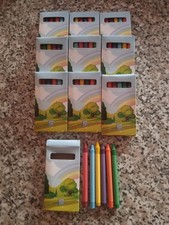 10 Scatole Pastelli A cera