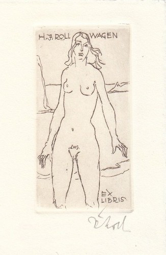 Exlibris bookplate incisione - exlibris,