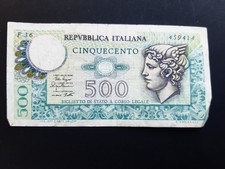 ITALIE ~ BILLET 500 LIRE  1979