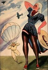  Cartolina Postale Illustrata Burattin - Viaggiata 1941 Regia Aeronatica