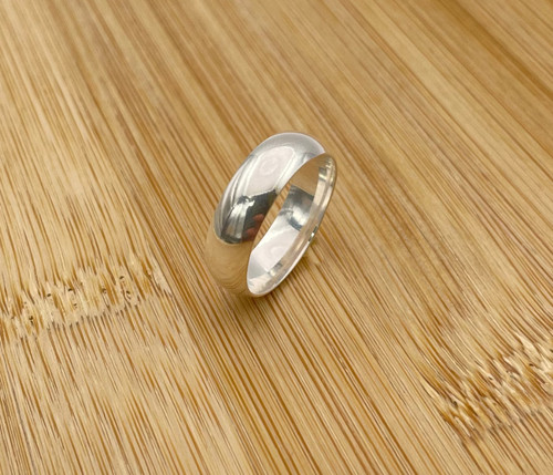 Anello fascia argento - anello,