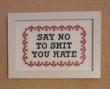 SWEARY/RUDE QUADRO PUNTO CROCE