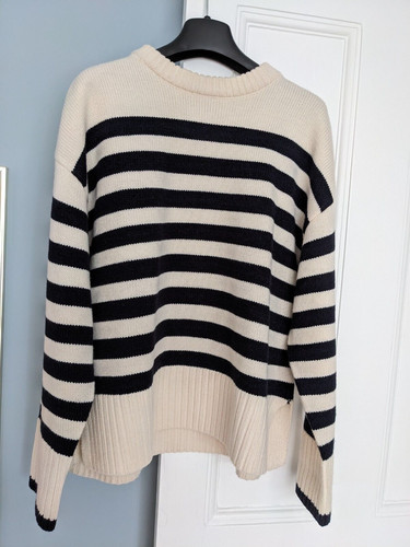 Maglione righe oversize - a,