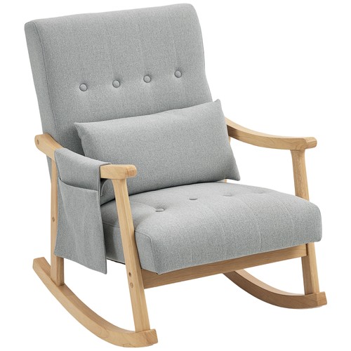 Homcom sedia dondolo - sedia, a