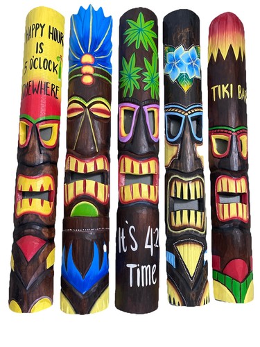 Set maschere tiki - 5,