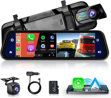 Specchietto Retrovisore Dash Cam Auto Carplay Wireless Android Auto, Bluetooth, 