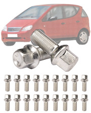 20 Bulloni Fissaggio Cerchi Ruote in Ferro Per Mercedes Classe A W168 M12X1,5