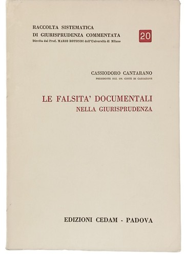 Cantarano falsità - cantarano,