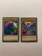 2x Carte Yugioh: Mago Oscuro e Drago Bianco Occhi Blu (MVP1), Ultra Rare