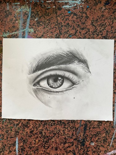 Occhio matita disegno su - occhio,