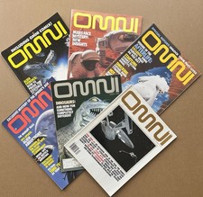 Lot of 6 OMNI Magazines