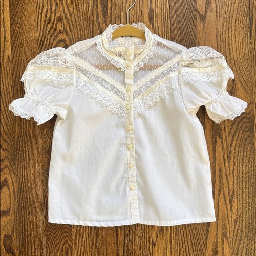Top vintage gunne sax avorio - top,