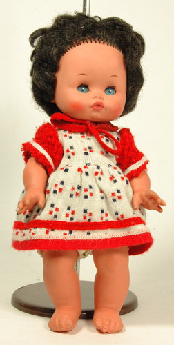 Vintage piccola bambola mora