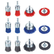 Set Di 12 Spazzole a Tazza in