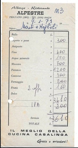 Prignano albergo - (modena).,