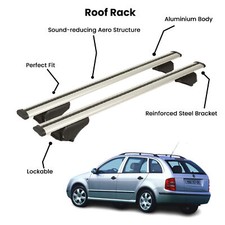 2 Pcs Silver Cross Bars for