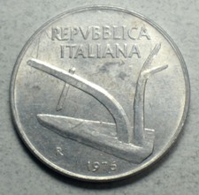 Italy 10 Lire 1976-R KM#93