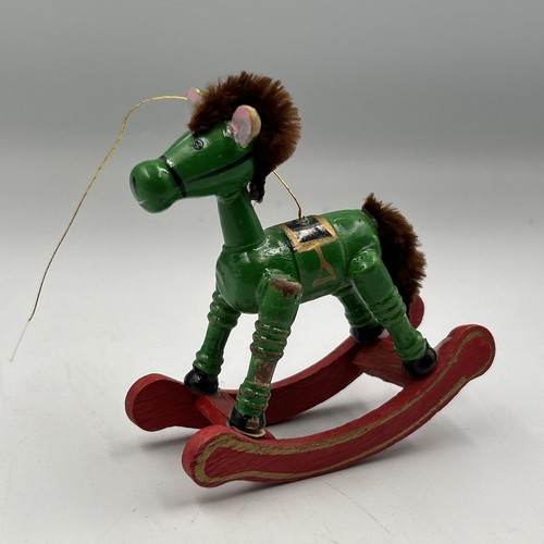 Cavallo dondolo natalizio - a,