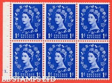 SG. 541. SB26. 1d ultramarine. Un cilindro come nuovo montato finemente " F3 dot " bo B45021