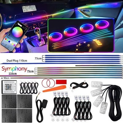 Kit striscia neon rgb luce - kit,