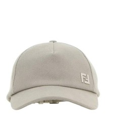 Cappello in cotone con placca