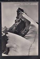 Cartolina la Roccia Nera Vista Traversando Breithorn Sfondo Rimphischorn B17