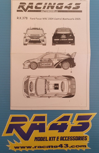 Decals ford focus wrc - focus,