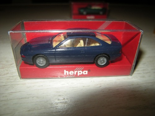 Herpa bmw 850i e31 blu - bmw,