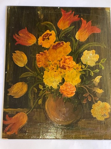 Antico quadro olio faesite - antico,