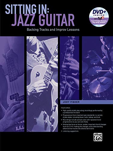 Sitting jazz guitar - in,