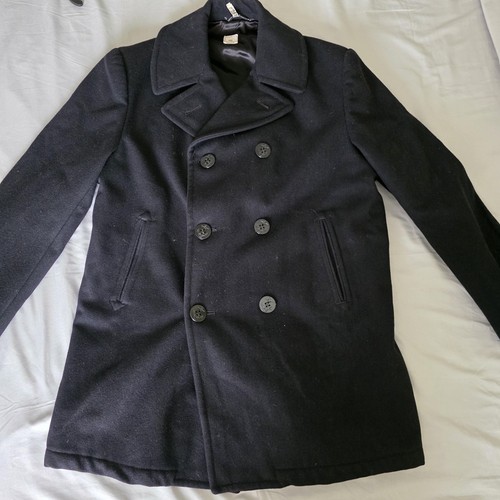 Cappotto navy uomo 46l nero - navy,