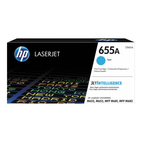 Cartuccia toner ciano 655a - toner, hp