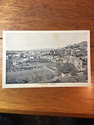 Old postcard tarcento - old,