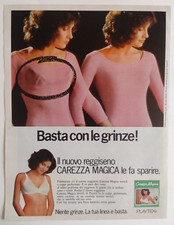 Pubblicita' Playtex Reggiseno Carezza Magica Vintage Ads Advertising 1980 (R8