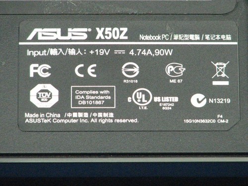 Scocca inferiore asus - asus, x50z