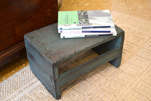 Poggiapiedi vintage legno - in,