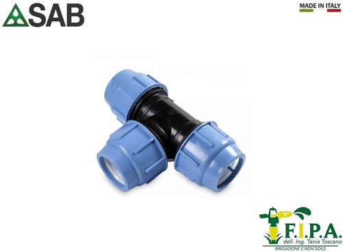Tee compressione per tubi - a,