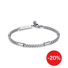 S'agapo Bracciale Uomo Acciaio