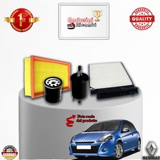 KIT TAGLIANDO 4 FILTRI RENAULT CLIO III 1.4 16V 72KW 98CV DAL 2005 ->