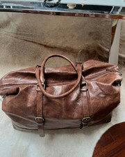 Borsone borsa pelle nuovo - pelle,