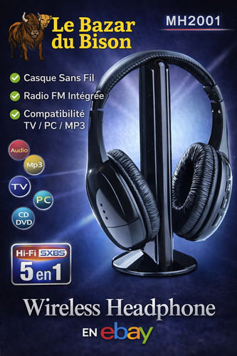 Casque sans fil - 🦬, radio