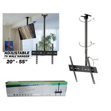 SUPPORTO STAFFA TV TELEVISORE LCD PLASMA LED DA 20 A 55 POLLICI DA SOFFITTO 807A