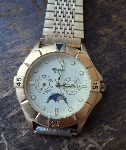 Orologio uomo goldtone helbros - uomo,