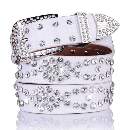 Cintura donna strass borchie