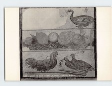 Postcard Mosaico Con Uccello